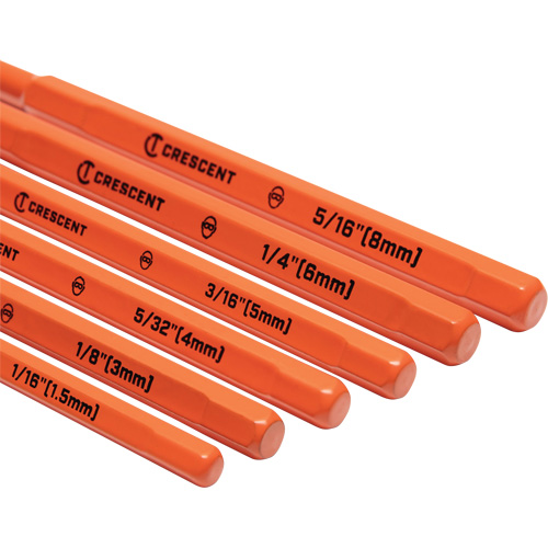 Pin Punch Set, 6 Pieces Distribution Jean Lapalme