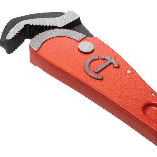 Cl&eacute; pour tuyau acier auto-ajustable, Cap des m&acirc;choires 1-1/2", Longueur 12", Fini Rev&ecirc;tement en poudre, Prise Non-ergonomique Distribution Jean Lapalme