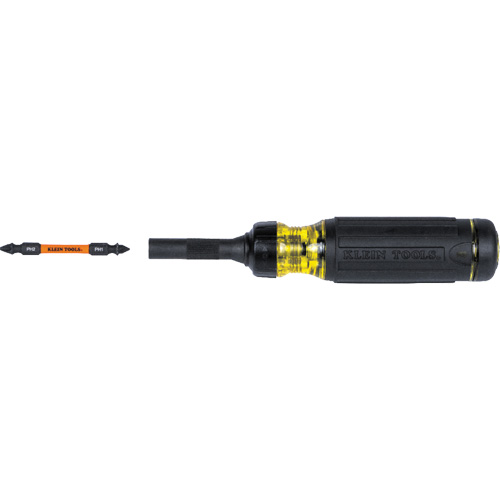 15-in-1 Ratcheting Impact-Rated Multi-Bit Torsion Zone Screwdriver, 9-1/2" L, Cushion Grip Handle Distribution Jean Lapalme