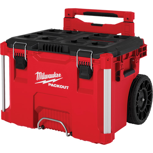 PACKOUT Rolling Tool Box, 18" x 22" x 19-1/2", Black/Red Distribution Jean Lapalme