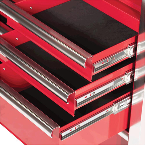 PRC4211 Armoire roulante de s&eacute;rie Pro, 11 tiroirs, 42" la x 18" p x Rouge Distribution Jean Lapalme