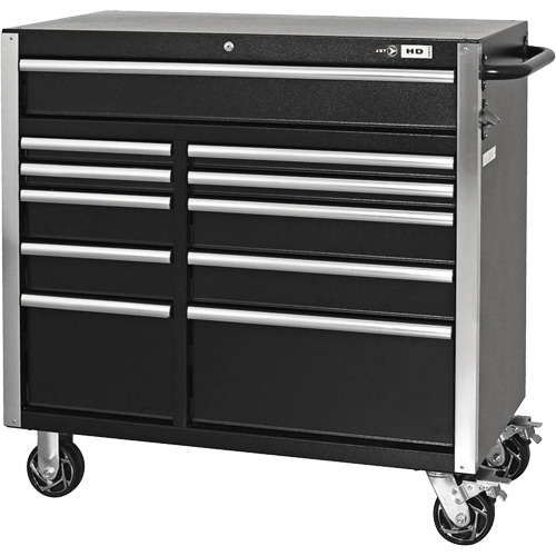 HDCC-4115 HD Series Toolbox Combo, 21-1/2" D x 44-1/5" W x 63-3/10" H, Black Distribution Jean Lapalme