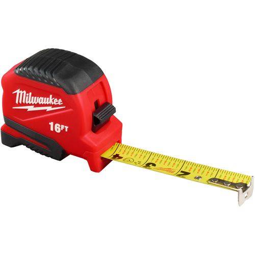 Compact Tape Measure, 1" x 16' Distribution Jean Lapalme