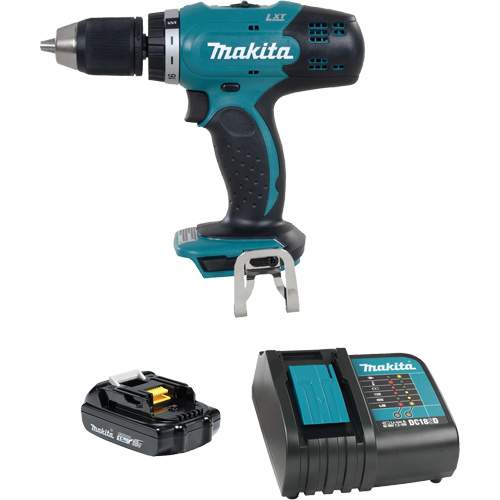 LXT Compact Drill-Driver Kit, Lithium-Ion, 18 V, 1/2"/1-7/16" Chuck, 420 in-lbs Torque Distribution Jean Lapalme