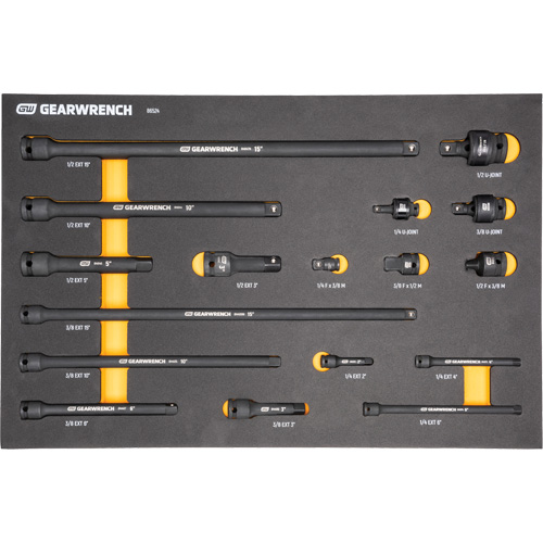 Jeu d'outils de m&eacute;canicien dans des plateaux modulaires en mousse avec conteneur de rangement, 247 morceaux Distribution Jean Lapalme