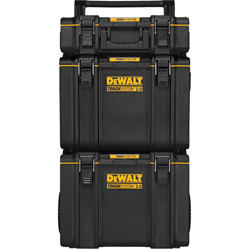 TOUGHSYSTEM&reg; 2.0 Rolling Tower, 24" x 20-2/5" x 34-1/2", Black/Yellow Distribution Jean Lapalme