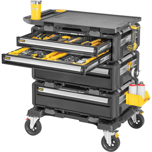 TOUGHSYSTEM&reg; 2.0 DXL 5-in-1 Modular Workstation, 34" x 25-4/5" x 39", Black/Yellow Distribution Jean Lapalme