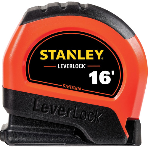 Ruban &agrave; mesurer haute visibilit&eacute; LEVERLOCK, 16', Marques de goujon Imp&eacute;rial Distribution Jean Lapalme