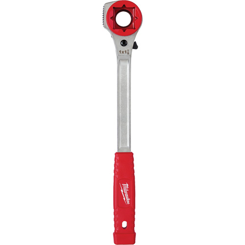 Cl&eacute; &agrave; cliquet &agrave; levier &eacute;lev&eacute;e pour monteur de ligne avec face de frappe frais&eacute;e, Prise de 3/4"/1"/1-1/8", Poign&eacute;e Ergonomique Distribution Jean Lapalme