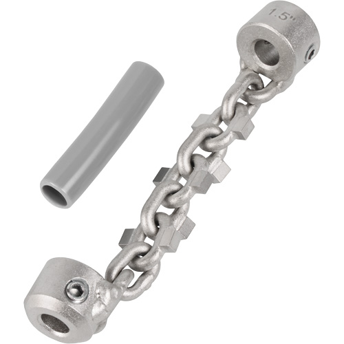 1-1/4" - 1-1/2" Carbide Chain Knocker for 1/4" Chain Snake Cable Distribution Jean Lapalme