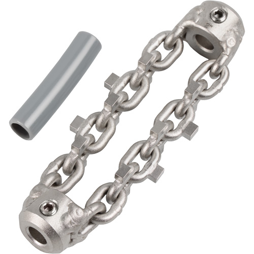 Chaîne de nettoyage de tuyaux de 2" pour c&acirc;ble de serpent &agrave; chaîne de 1/4" Distribution Jean Lapalme