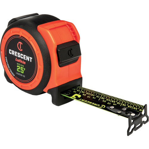  Ruban &agrave; mesurer CONTROLTOUCH NITE EYE, 1-3/16" x 25', Marques de goujon SAE Distribution Jean Lapalme