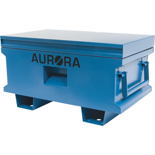 Coffre &agrave; outils de chantier, 33" x 20-3/10" x 18-3/10", Acier, Bleu Distribution Jean Lapalme