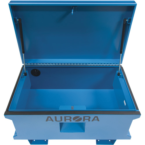 Coffre &agrave; outils de chantier, 33" x 20-3/10" x 18-3/10", Acier, Bleu Distribution Jean Lapalme