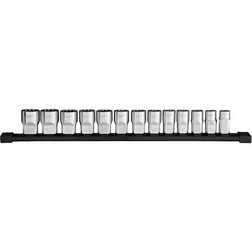 12-Point Metric Socket Set, 13 Pcs, 1/2" Drive Size Distribution Jean Lapalme