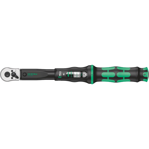 Click-Torque B Torque Wrench with Reversible Ratchet, Click, 3/8" Square Drive, 10 - 50 Nm Distribution Jean Lapalme