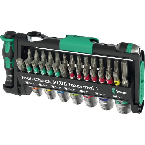 Ensemble d'outils en mesures imp&eacute;riales 1 Tool-Check PLUS, 39 Mcx, Prise de 1/4" Distribution Jean Lapalme