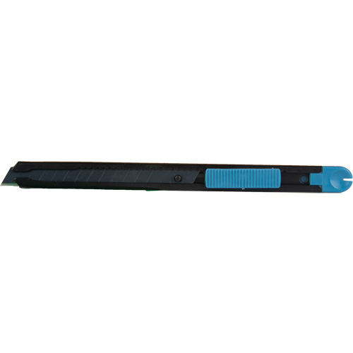 Couteau d'usage g&eacute;n&eacute;ral de 9 mm READYEDGE, Acier inoxydable, Prise en Plastique Distribution Jean Lapalme