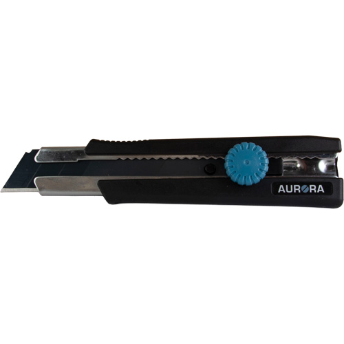 READYEDGE 25mm Retractable Knife, Stainless Steel, Heavy-Duty, Rubber Handle Distribution Jean Lapalme
