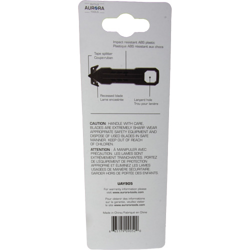 READYEDGE Disposable Safety Knife, Stainless Steel, Plastic Handle Distribution Jean Lapalme
