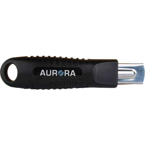 Couteau de s&eacute;curit&eacute; r&eacute;tractable standard READYEDGE, Acier inoxydable, Prise en Caoutchouc Distribution Jean Lapalme
