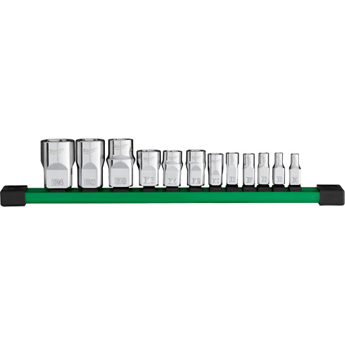 Jeu de douilles, Torx, Prise 1/4"/1/2"/3/8", 12 mr Distribution Jean Lapalme