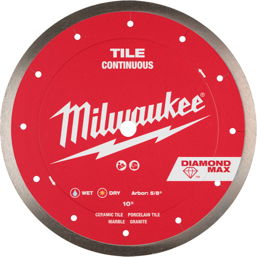 Lame diamant&eacute;e continue pour tuile DIAMOND MAX  Distribution Jean Lapalme