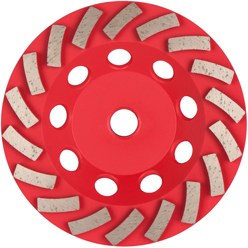 Meule boisseau diamant&eacute;e &agrave; 18 segments Turbo DIAMOND MAX Distribution Jean Lapalme