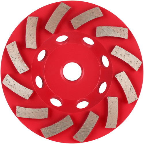Meule boisseau diamant&eacute;e &agrave; 12 segments Turbo DIAMOND MAX Distribution Jean Lapalme