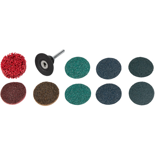 10-Piece 2" Quick Change Disc Kit Distribution Jean Lapalme