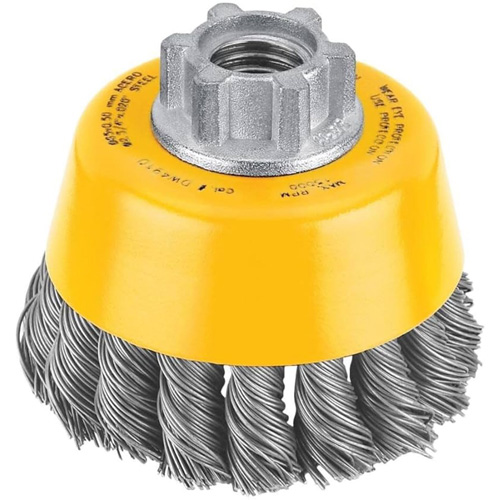 HP Carbon Knot Wire Cup Brush, 3" Dia. x 5/8"-11 Arbor Distribution Jean Lapalme