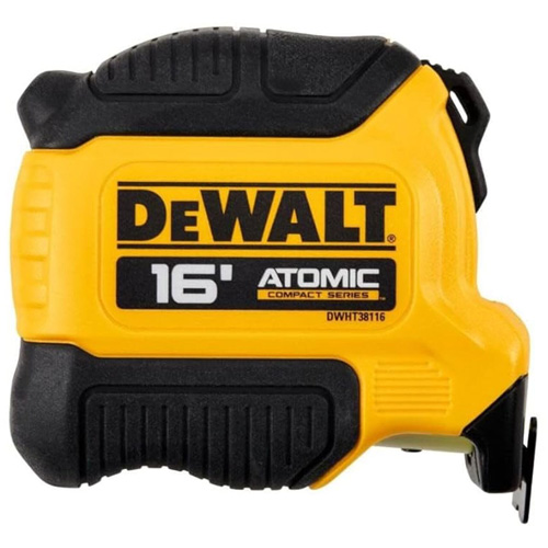 ATOMIC COMPACT SERIES Tape Measure, 16', Imperial Graduations Distribution Jean Lapalme