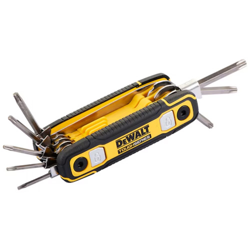 TOUGHSERIES Folding Locking Hex Key, 8 Pcs., Torx&reg; Distribution Jean Lapalme