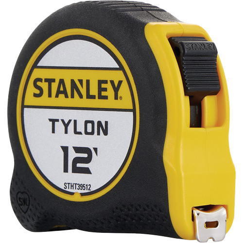 Tylon Tape Measure, 12', Imperial Graduations Distribution Jean Lapalme