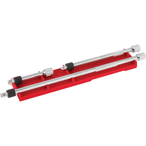 Jeu de rallonges verrouillables, Prise de 1/4", Fini Chrome, 3 M Distribution Jean Lapalme