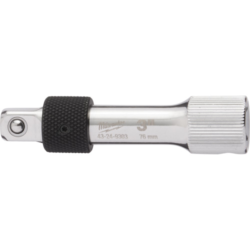 Locking Extension Socket, 3/8" Drive, 3" L Distribution Jean Lapalme