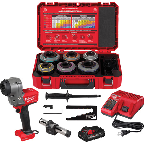 M18 FUEL Covered Conductor Cable Stripper Kit with Adjustable Bushings Distribution Jean Lapalme