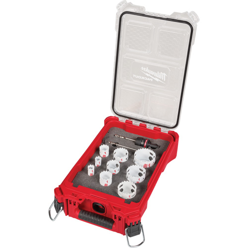 QUIK LOK HOLE DOZER Bi-Metal Kit with PACKOUT Compact Organizer, 12 Pieces Distribution Jean Lapalme