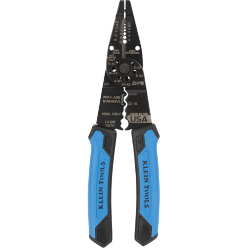 Long Nose Multi-Purpose Wire Stripper, 8-1/4" L, 10 - 20/12 - 22 AWG Distribution Jean Lapalme