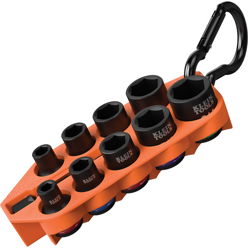 Jeu de douilles &agrave; chocs SAE pr&ecirc;t &agrave; emporter, 10 Mcx, Chocs, Prise de 3/8" Distribution Jean Lapalme