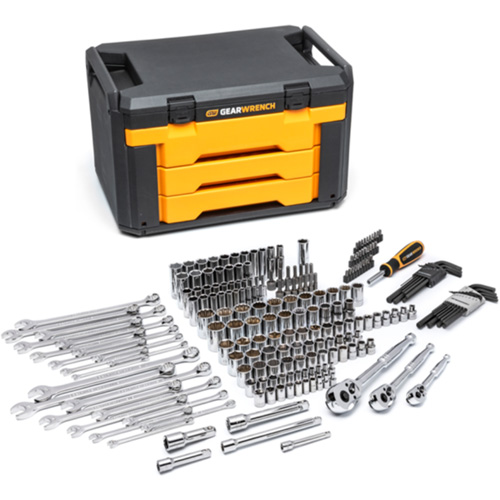 Mechanics Tool Set in 3 Drawer Storage Box Distribution Jean Lapalme