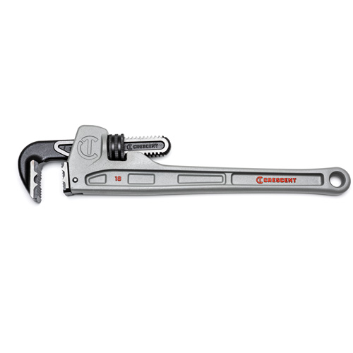 Cl&eacute; &agrave; tuyau &agrave; m&acirc;choires K9, Cap des m&acirc;choires 2-7/8", Longueur 18", Fini Rev&ecirc;tement en poudre, Prise Ergonomique Distribution Jean Lapalme