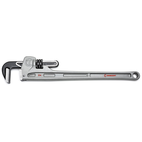 Pipe Wrench, 3-1/2" Jaw Capacity, 24" Long, Powder Coated Finish, Ergonomic Handle Distribution Jean Lapalme