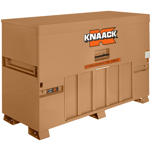 Model 91 Piano Box with 2 Padlocks, 72" W x 30" D x 49" H, Tan Distribution Jean Lapalme