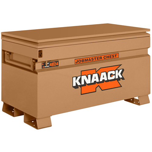 Model 4824 Jobsite Chest with Padlock, 48" x 24" x 28-1/2", Steel, Tan Distribution Jean Lapalme