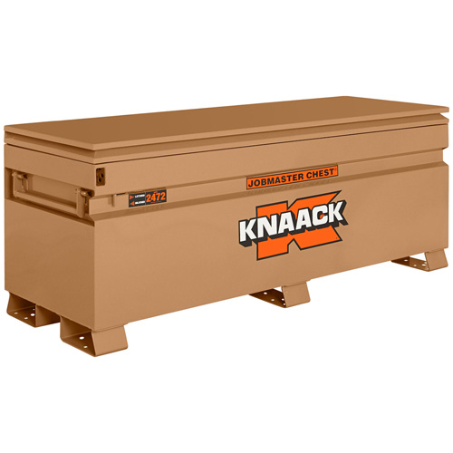 Coffre de chantier mod&egrave;le 2472 avec cadenas, 72" x 24" x 28-1/4", Acier, Havane Distribution Jean Lapalme