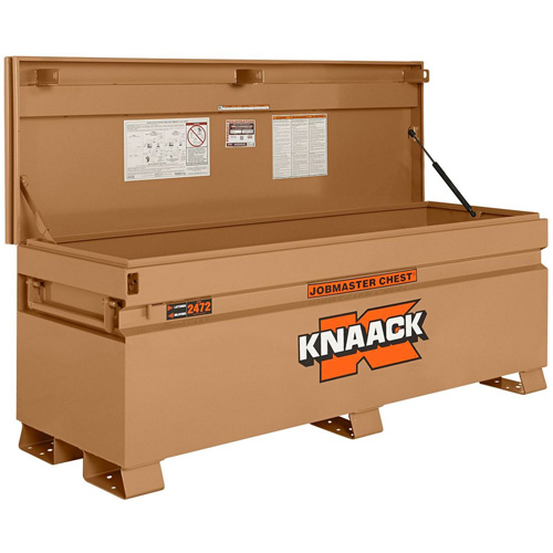 Coffre de chantier mod&egrave;le 2472 avec cadenas, 72" x 24" x 28-1/4", Acier, Havane Distribution Jean Lapalme