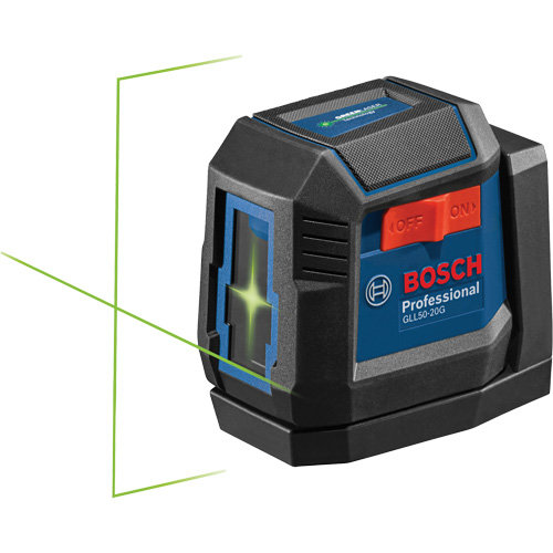 Laser &agrave; lignes crois&eacute;es auto-nivelant &agrave; faisceau vert Distribution Jean Lapalme