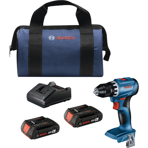 Compact Brushless Drill/Driver Kit, Lithium-Ion, 18 V, 1/2" Chuck, 400 in-lbs. Torque Distribution Jean Lapalme