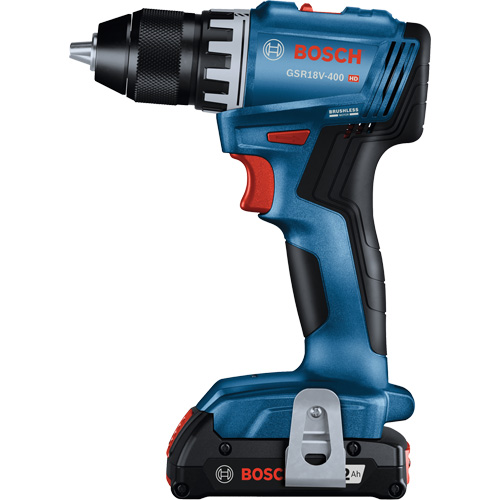 Compact Brushless Drill/Driver Kit, Lithium-Ion, 18 V, 1/2" Chuck, 400 in-lbs. Torque Distribution Jean Lapalme